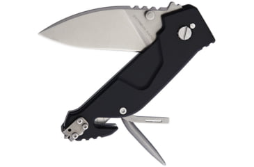 Image of Extrema Ratio T911 Linerlock Folding Knife, Black anodized aluminum handle, T911