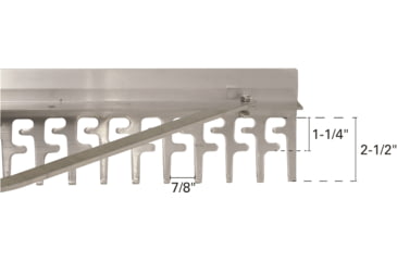Image of Extreme Max 24 Commercial Grade Screening Rake For Beach And Lawn Care w/ 66 Handle, 3005.4233