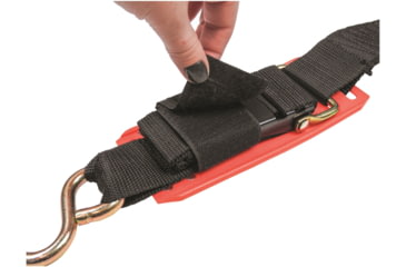 Image of Extreme Max 2in x 6 Padded Transom Tiedown - Orange Pad, Pair, 3005.1264