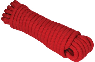 Image of Extreme Max 3008.0355 16-Strand Diamond Braid Utility Rope - 1/2in, Red, 3008.0355