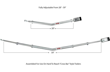 Image of Extreme Max Adjustable Heavy Duty Universal Transom Saver, 3001.1068