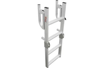 Image of Extreme Max Aluminum 4 Step Compact Folding Pontoon Boarding Ladder, 3005.4089