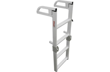 Image of Extreme Max Aluminum 4 Step Compact Folding Pontoon Boarding Ladder, 3005.4089