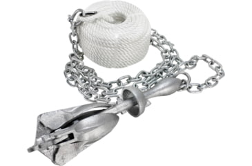 Image of Extreme Max Boattector Complete Grapnel Anchor Kit For Boats Jon Boats Flat Bottoms Inflatable Boats Etc. 5.5 Lbs., 5.5lbs., 3006.6705