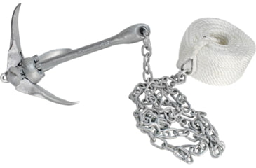 Image of Extreme Max Boattector Complete Grapnel Anchor Kit For Boats Jon Boats Flat Bottoms Inflatable Boats Etc. 5.5 Lbs., 5.5lbs., 3006.6705