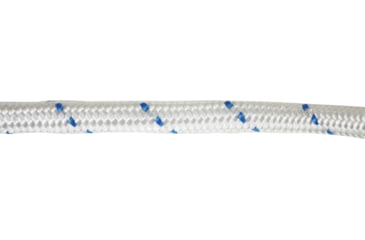 Image of Extreme Max Boattector Double Braid Nylon Anchor Line With Thimble - 3/4in x 600, White w/ Blue Tracer, 3/4in x 600ft, 3006.2547