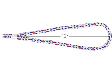 Image of Extreme Max Boattector Double Braid Nylon Dock Line - 3/8in x 20, Old Glory, 3006.2615