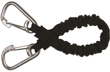 Image of Extreme Max Boattector High-Strength Line Snubber &amp; Storage Bungee, Value 2-Pack - 12in With Hooks, Black, Medium, 3006.2879