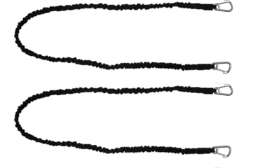 Image of Extreme Max Boattector High-Strength Line Snubber &amp; Storage Bungee, Value 2-Pack - 60 With Hooks, Black, Medium, 3006.2894