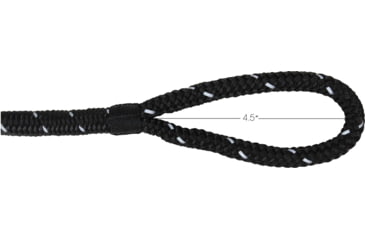 Image of Extreme Max Boattector Premium Double Braid Nylon Fender Line Value 2-Pack - 3/8in x 6, Black with Reflective Tracer, 3006.2603