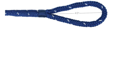 Image of Extreme Max Boattector Premium Double Braid Nylon Fender Line Value 2-Pack - 3/8in x 6, Blue with Reflective Tracer, 3006.2606