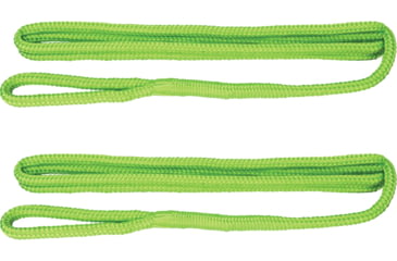 Image of Extreme Max Boattector Premium Double Braid Nylon Fender Line Value 2-Pack - 3/8in x 6, Neon Green, 3006.2597