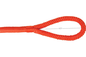 Image of Extreme Max Boattector Premium Double Braid Nylon Fender Line Value 2-Pack - 3/8in x 6, Neon Orange, 3006.2594