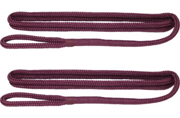 Image of Extreme Max Boattector Premium Double Braid Nylon Fender Line Value 2-Pack - 3/8in x 6, Plum, 3006.2585