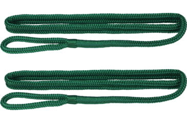 Image of Extreme Max Boattector Premium Double Braid Nylon Fender Line Value 2-Pack - 3/8in x 6, Sacramento Green, 3006.2582