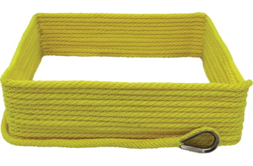 Image of Extreme Max Boattector Solid Braid Mfp Anchor Line With Thimble - 3/8in x 50ft, Neon Yellow, 3006.2642