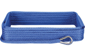 Image of Extreme Max Boattector Solid Braid Mfp Anchor Line With Thimble - 3/8in x 50ft, Royal Blue, 3006.2051