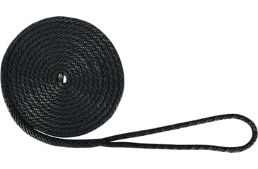 Image of Extreme Max Boattector Solid Braid Mfp Dock Line - 3/8in x 15, Black, 3006.2003