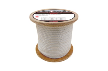 Image of Extreme Max Boattector Solid Braid Nylon Rope - 1/2in x 100ft, White, 3006.221