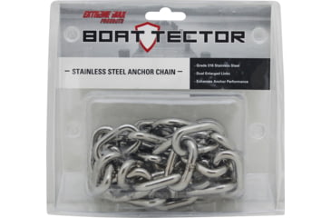 Image of Extreme Max Boattector Stainless Steel Anchor Chain 5/16in x 5 w/ 3/8 Shackles, 3006.6581