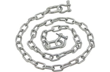 Image of Extreme Max Boattector Stainless Steel Anchor Chain 5/16in x 5 w/ 3/8 Shackles, 3006.6581