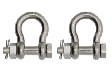 Image of Extreme Max Boattector Stainless Steel Bolt Type Anchor Shackle, 1/4in, Pack of 2, 3006.8366.2