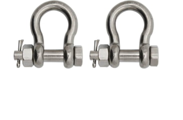 Image of Extreme Max Boattector Stainless Steel Bolt Type Anchor Shackle, 7/16in, Pack of 2, 3006.8375.2
