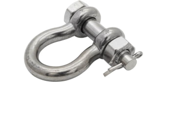 Image of Extreme Max Boattector Stainless Steel Bolt Type Anchor Shackle, 7/16in, Pack of 4, 3006.8375.4