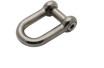 Image of Extreme Max Boattector Stainless Steel D Shackle With No Snag Pin, 1/2in, Pack of 4, 3006.8402.4