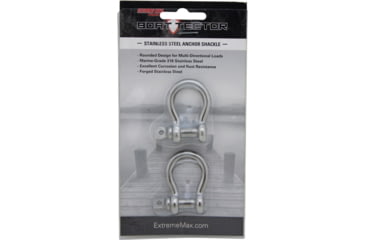 Image of Extreme Max Boattector Stainless Steel Marine Anchor Shackle, 1/4in, 3006.6611