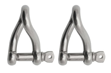 Image of Extreme Max Boattector Stainless Steel Twist Shackle, 5/16in, Pack of 2, 3006.8216.2