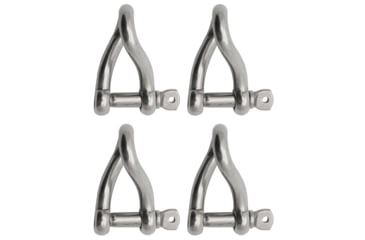 Image of Extreme Max Boattector Stainless Steel Twist Shackle, 3/8in, Pack of 4, 3006.8219.4