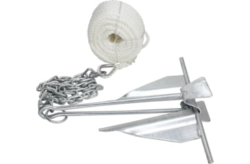 Image of Extreme Max Complete Slip Ring Anchor Kit w/ Rope / Anchor Chain / Shackle #10 / 5 Lbs., 3006.6719