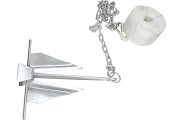 Image of Extreme Max Complete Slip Ring Anchor Kit w/ Rope / Anchor Chain / Shackle #10 / 5 Lbs., 3006.6719