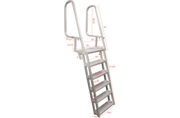 Image of Extreme Max Delu x e Flip Up Dock Ladder 6 Step, 3005.4122