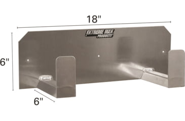Image of Extreme Max Dual Helmet Hanger Aluminum Storage Rack Organizer For Enclosed Race Trailer Shop Garage Storage, 5001.6029