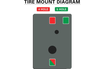 Image of Extreme Max Economy Spare Tire Carrier, 3004.4553