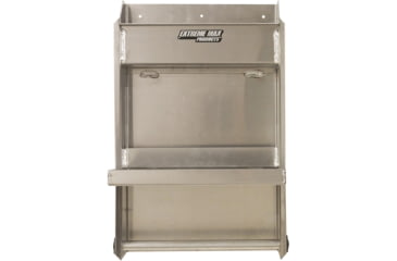 Image of Extreme Max Junior Aluminum Work Station Storage Cabinet Flip Out Work Tray With Paper Towel Rack Organizer For Enclosed Race Trailer Shop Garage Storage, 5001.6053