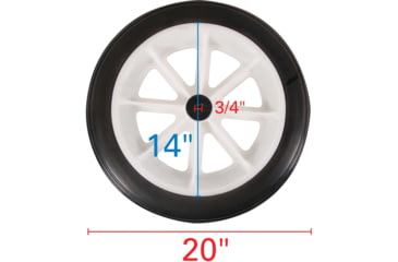 Image of Extreme Max Monster Dolly Wheel, 5800.9057