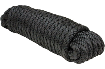 Image of Extreme Max Solid Braid Mfp Utility Rope - 1/2in x 25, Black, 3008.0028