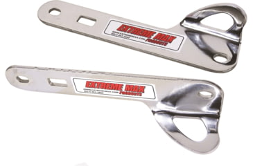 Image of Extreme Max Teardrop Tie Down Brackets For Harley Davidson Electra Glide And Street Glide Motorcycles, 2014 2020 Chrome, 5001.5801