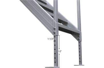 Image of Extreme Max Universal Mount Aluminum Dock Stair 4 Step, 3005.3843