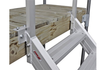 Image of Extreme Max Universal Mount Aluminum Dock Stair 4 Step, 3005.3843
