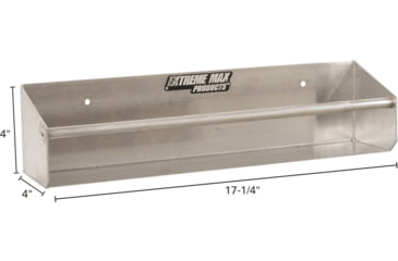 Image of Extreme Max Wall Mount Aluminum Tie Down Hanger Storage Rack Shelf For Enclosed Race Trailer Shop Garage Storage, 5001.6062