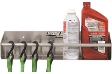 Image of Extreme Max Wall Mount Aluminum Tie Down Hanger Storage Rack Shelf For Enclosed Race Trailer Shop Garage Storage, 5001.6062