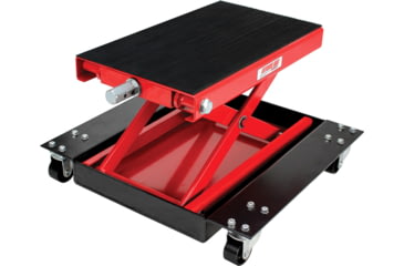 Image of Extreme Max Wide Motorcycle Scissor Jack w/ Dolly 1100 Lbs., 5001.5059