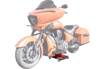 Image of Extreme Max Wide Motorcycle Scissor Jack w/ Dolly 1100 Lbs., 5001.5059
