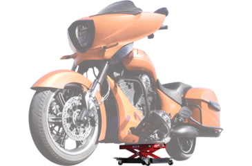 Image of Extreme Max Wide Motorcycle Scissor Jack w/ Dolly 1100 Lbs., 5001.5059