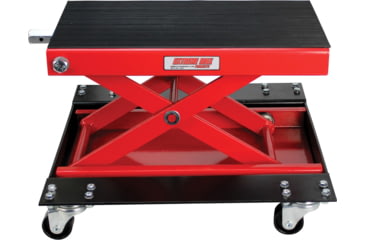Image of Extreme Max Wide Motorcycle Scissor Jack w/ Dolly 1100 Lbs., 5001.5059