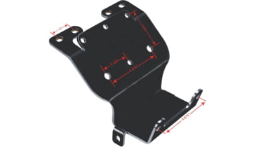 Image of Extreme Max Winch Mount Kit For 1993-2000 Honda Fourtrax 300, 5600.3166